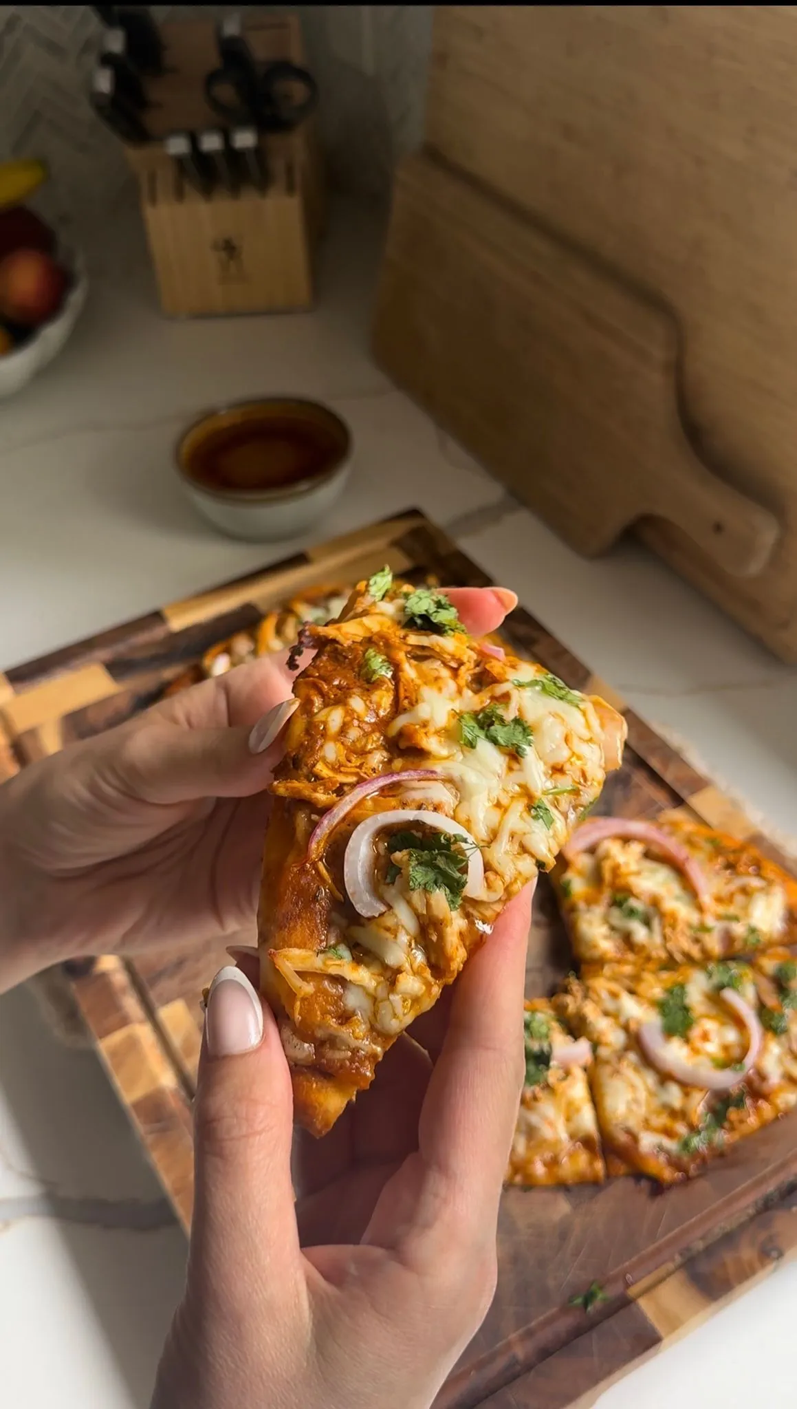 Butter Masala Chicken pizza