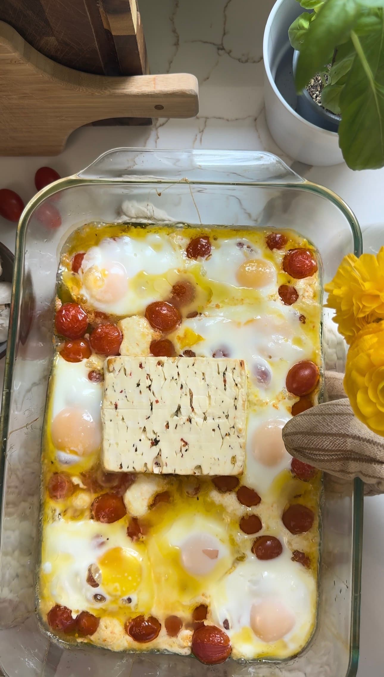 Feta Tomato Eggs