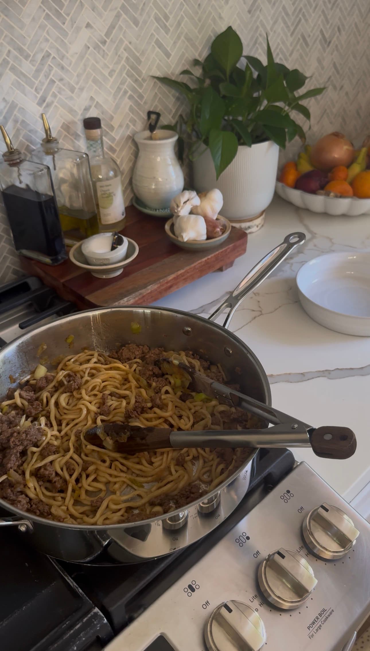Beef and Leek Noodles