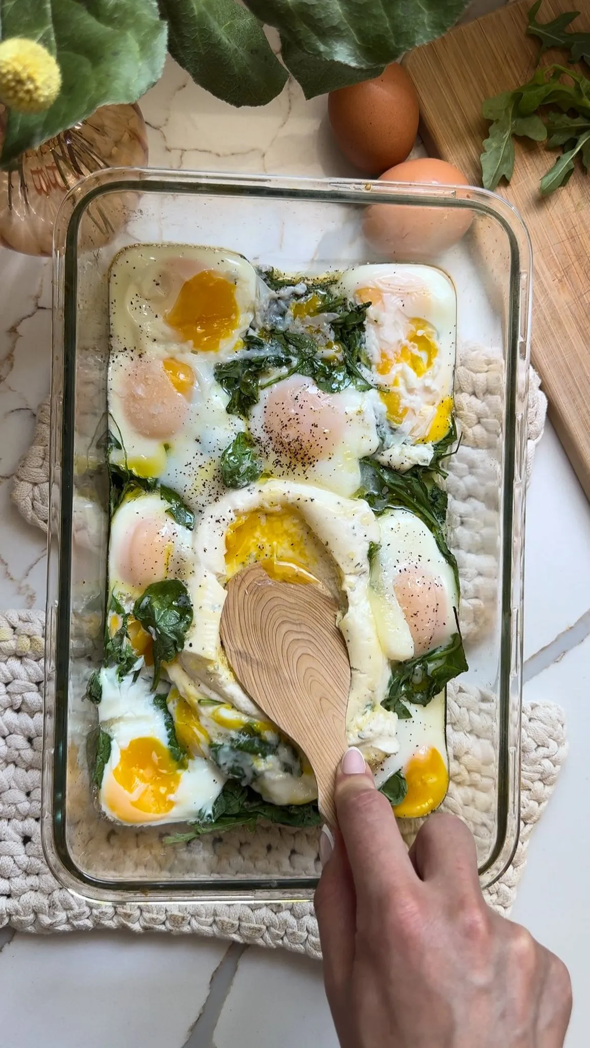 Boursin Egg Bake