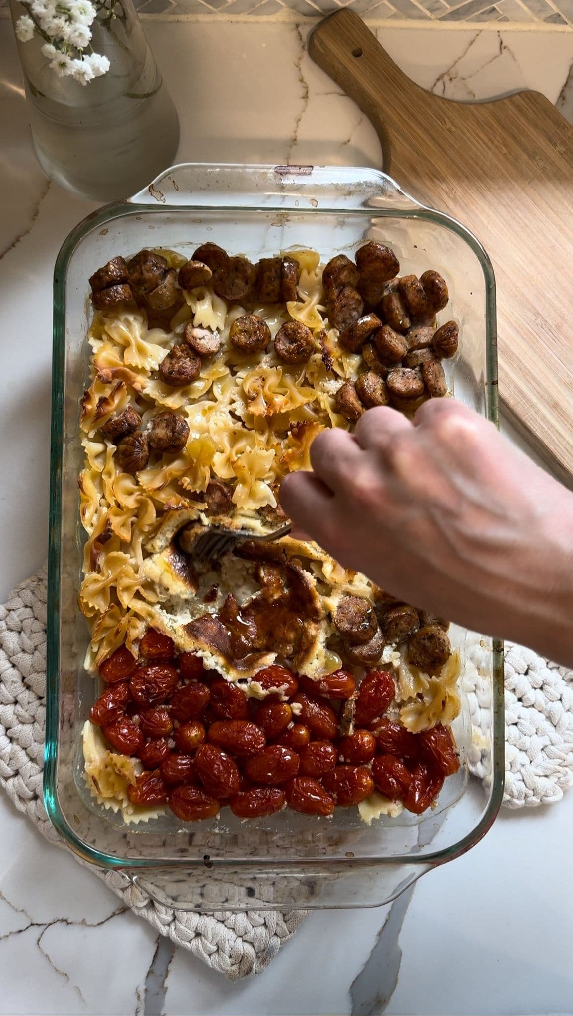 Pasta Chicken Sausage Bake