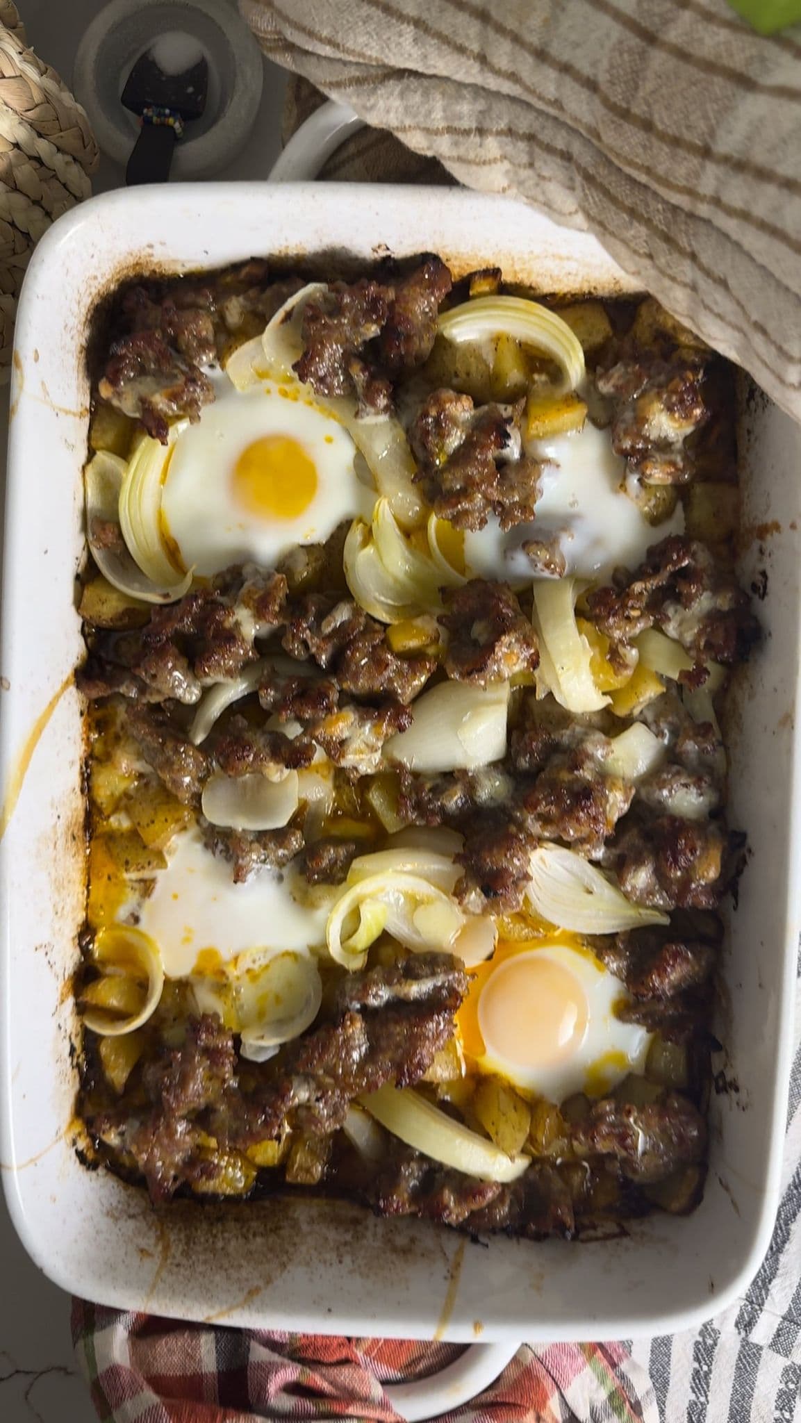 Potato and Sausage Bake